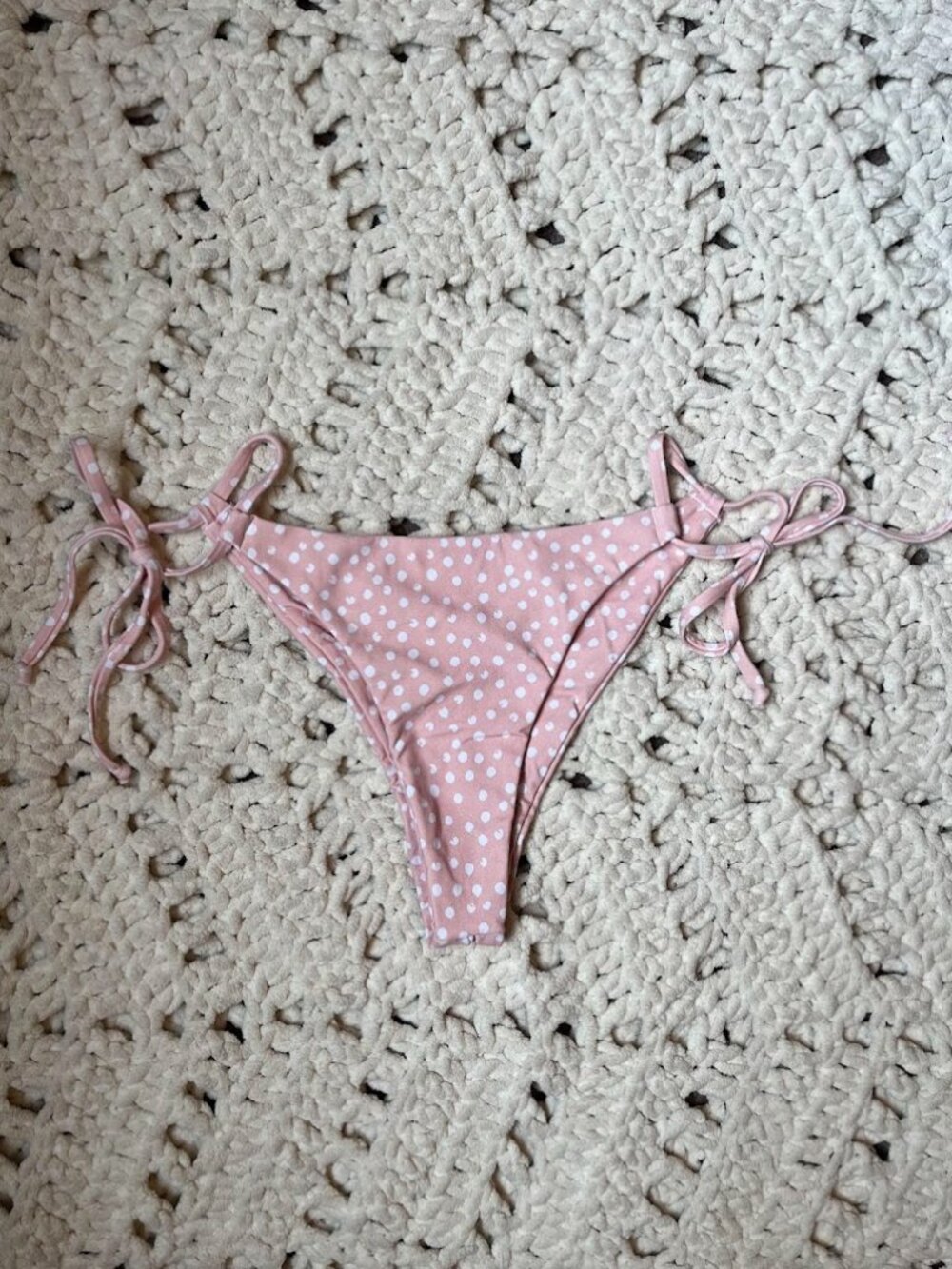 Midori Polka-Dot Cheeky Bikini Bottom